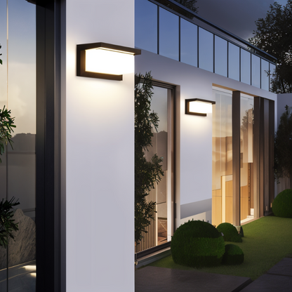 Wasserdichte Outdoor-LED-Wandlampe mit Bewegungsmelder