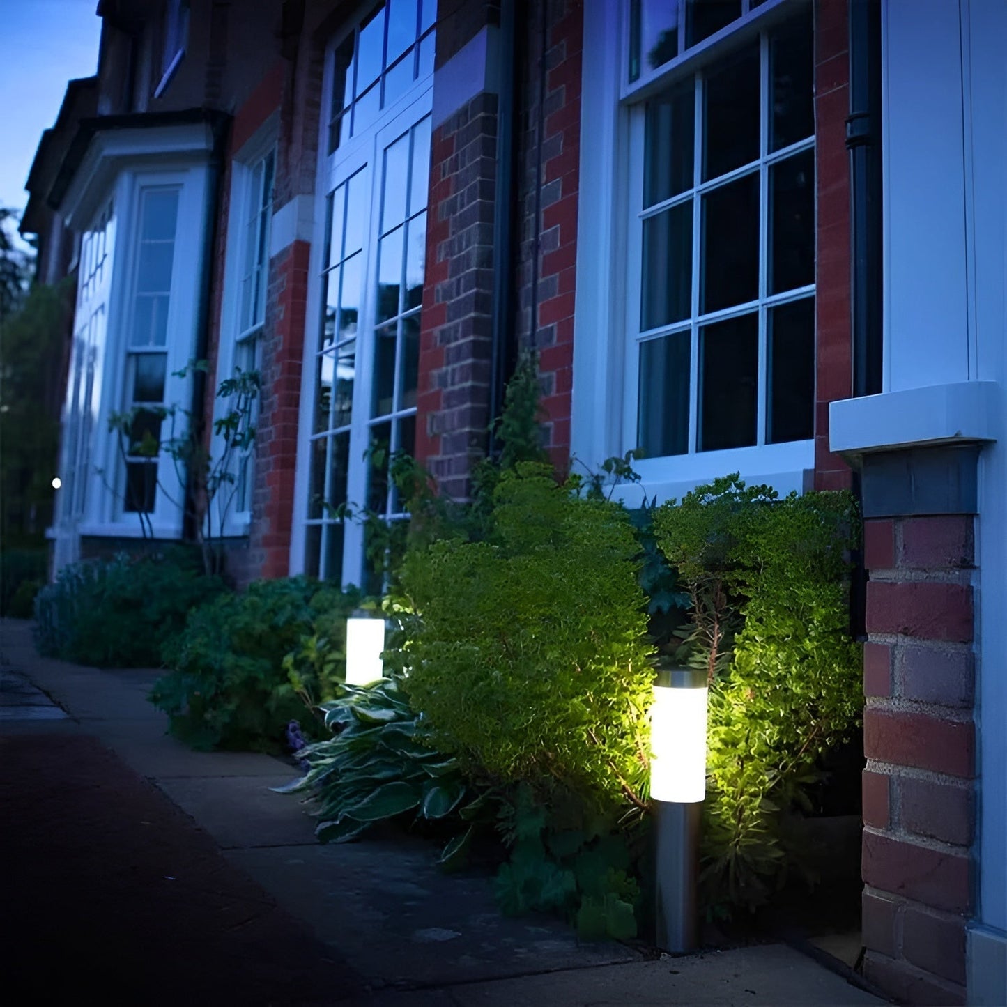 Brehn | SolarShimmer - Edelstahl-Solar-Post-Leuchten Außenlampe