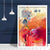 Abstrakter, farbenfroher Graffiti-Kunstdruck in Pink und Orange Nr. 3