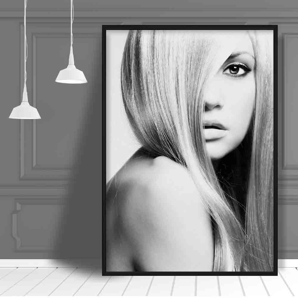 Schwarz-Weiß-Fotodruck „Serenity Fashion“