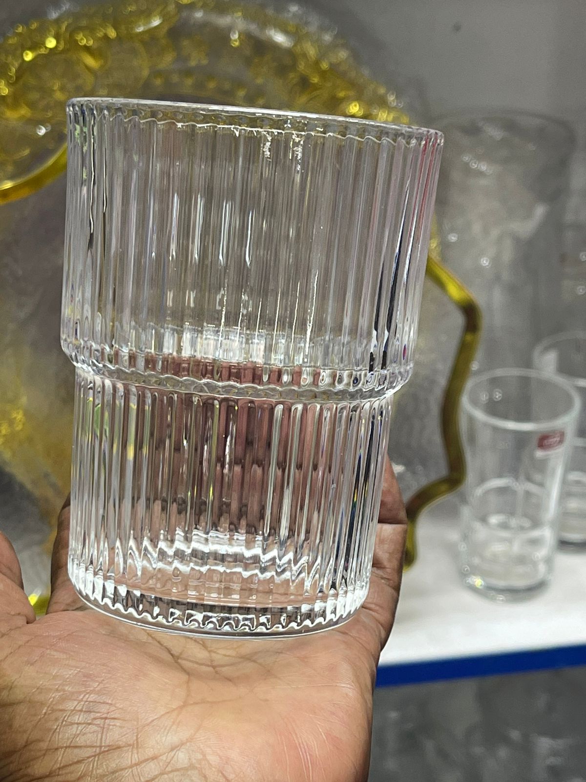 Brehn | 6Pc gerippte Gläser