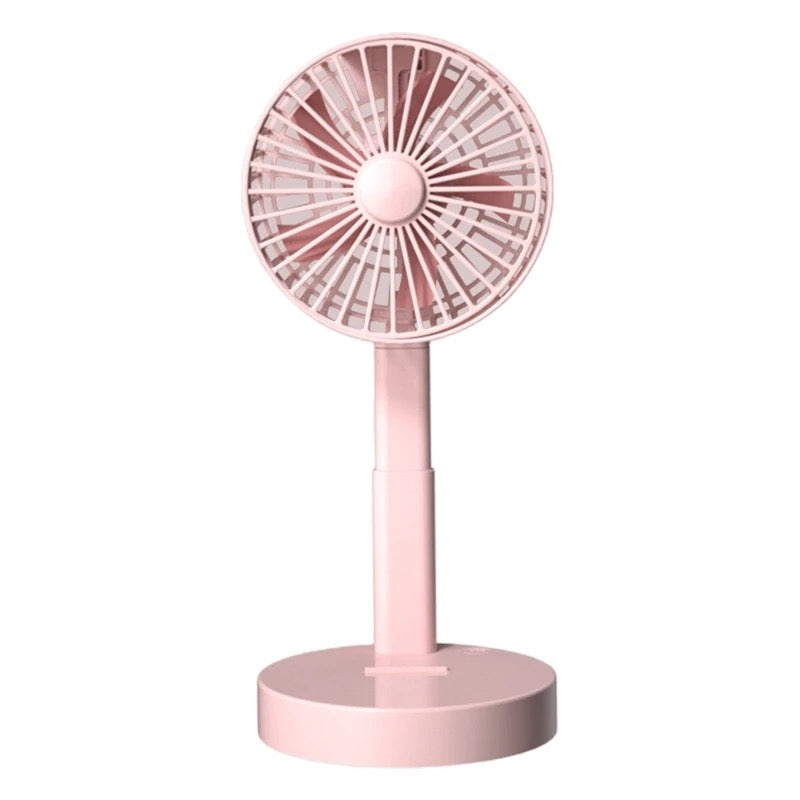 Zusammenklappbarer teleskopischer Ladeventilator, minimalistisches, tragbares Mini-Desktop | Brehn