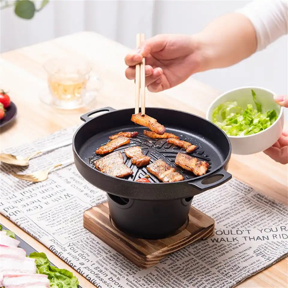 Brehn | GrillMaster Pro - Stilvoller tragbarer Grill für Freizeit im Freien