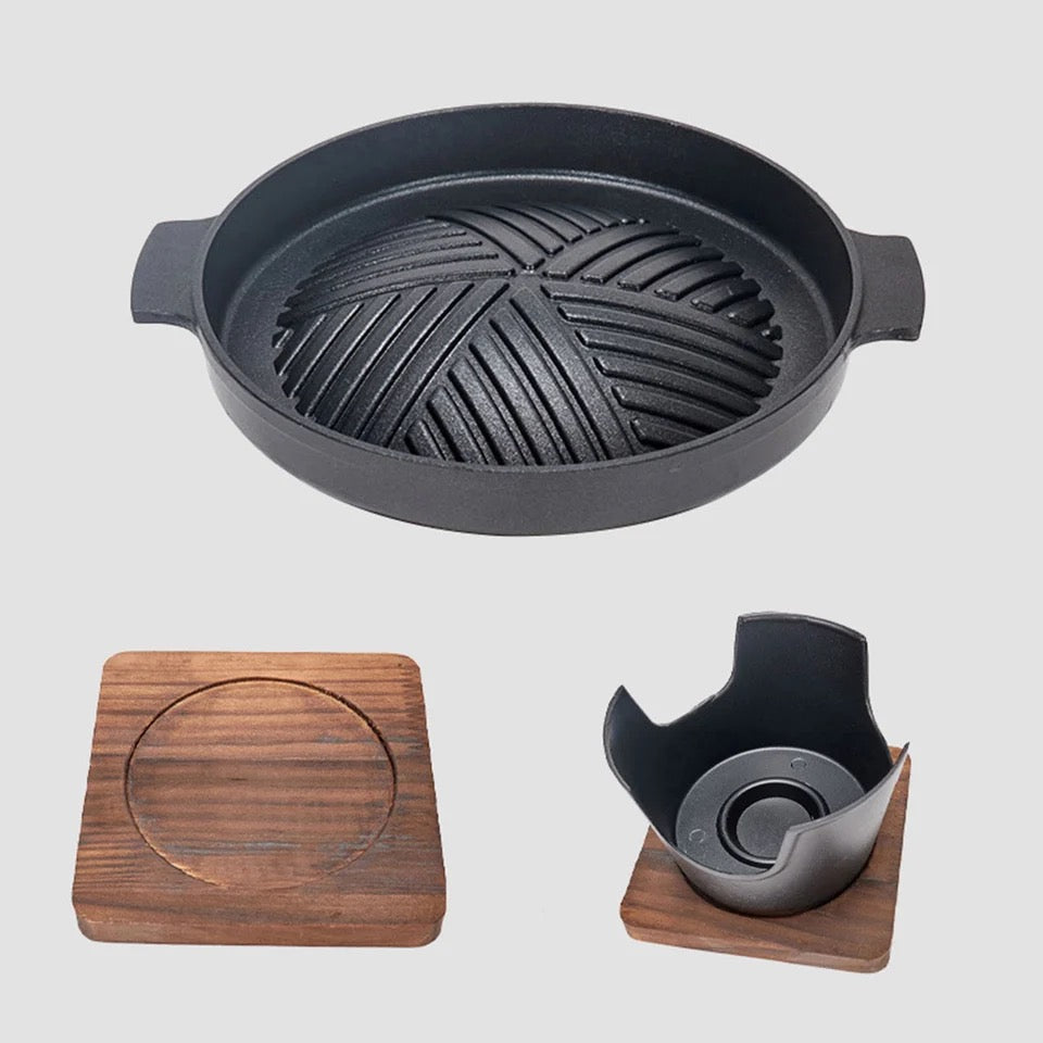 Brehn | GrillMaster Pro - Stilvoller tragbarer Grill für Freizeit im Freien