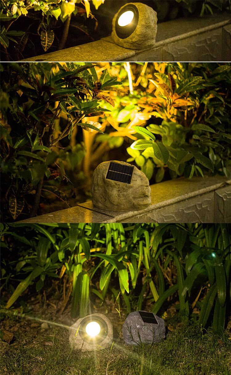 Rocky Glow - Elegante Solar-Lampe für Außen | Brehn