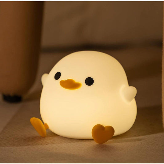 DuckieDream Light - Automatische Enten Silikon Nachttischlampe | Brehn