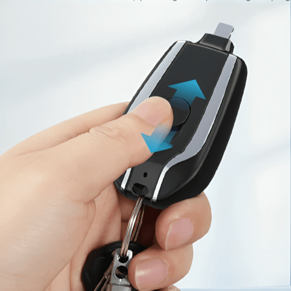 Brehn | LuxPower Elite Mini-Powerbank | Kompakter Schlüsselanhänger mit leistungsstarker Ladefunktion für unterwegs