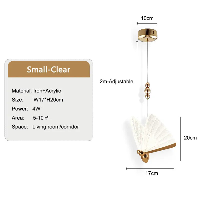 LumeFly – Schmetterling LED Pendelleuchte mit warmem Licht | Brehn