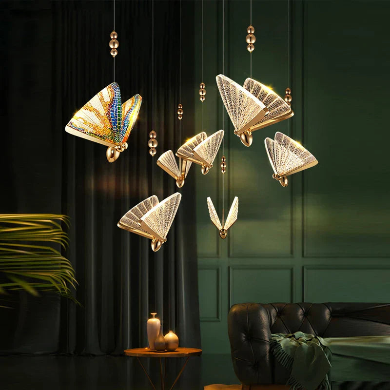 LumeFly – Schmetterling LED Pendelleuchte mit warmem Licht | Brehn