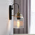 Industrielle Glastrichter Wandleuchte | Brehn