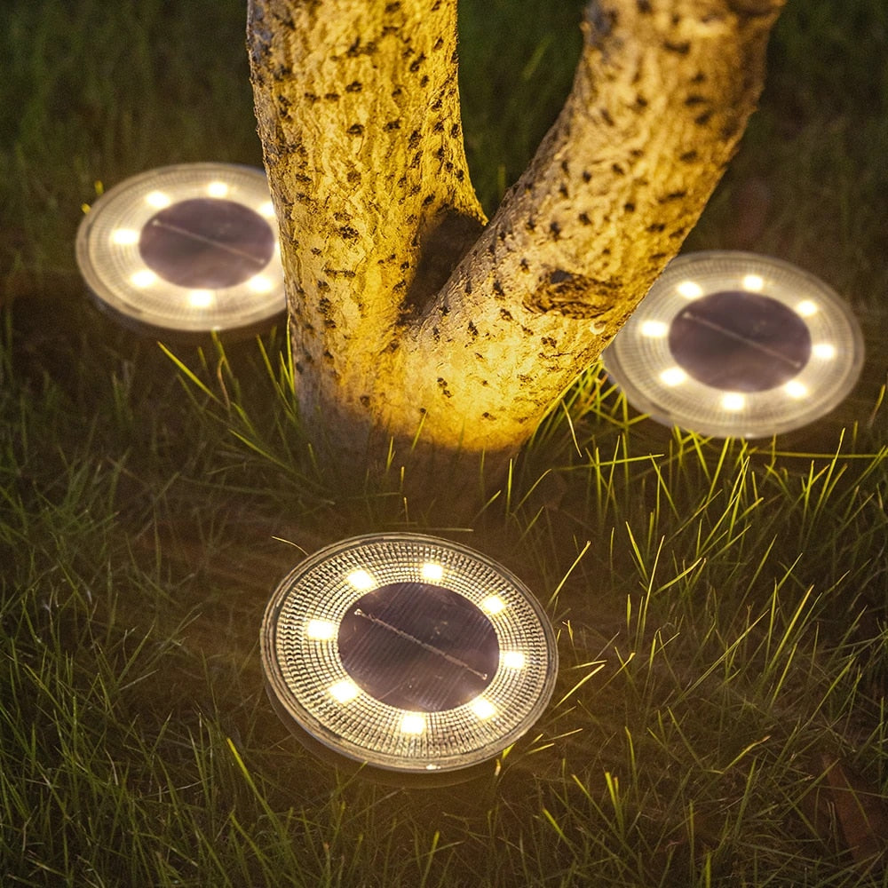 Solarbetriebene wasserdichte Außenlichter