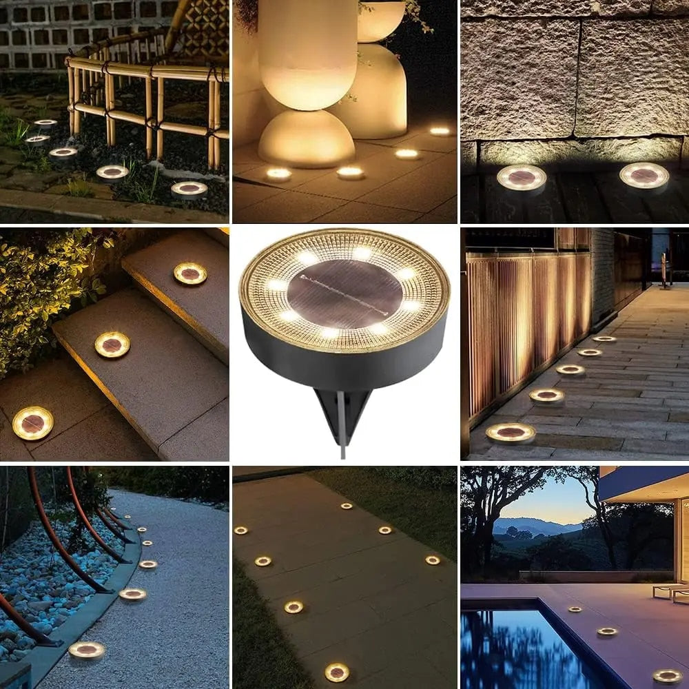 Solarbetriebene wasserdichte Außenlichter