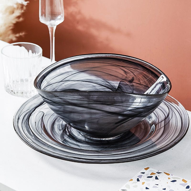 Unregelmäßige Glas Salatschüssel | Brehn