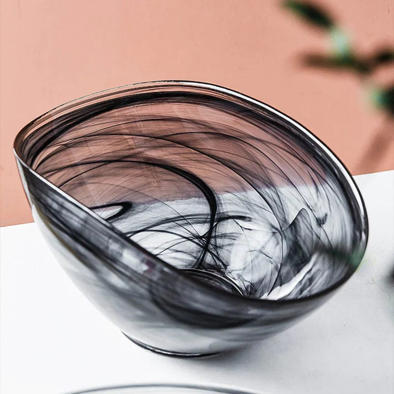 Unregelmäßige Glas Salatschüssel | Brehn