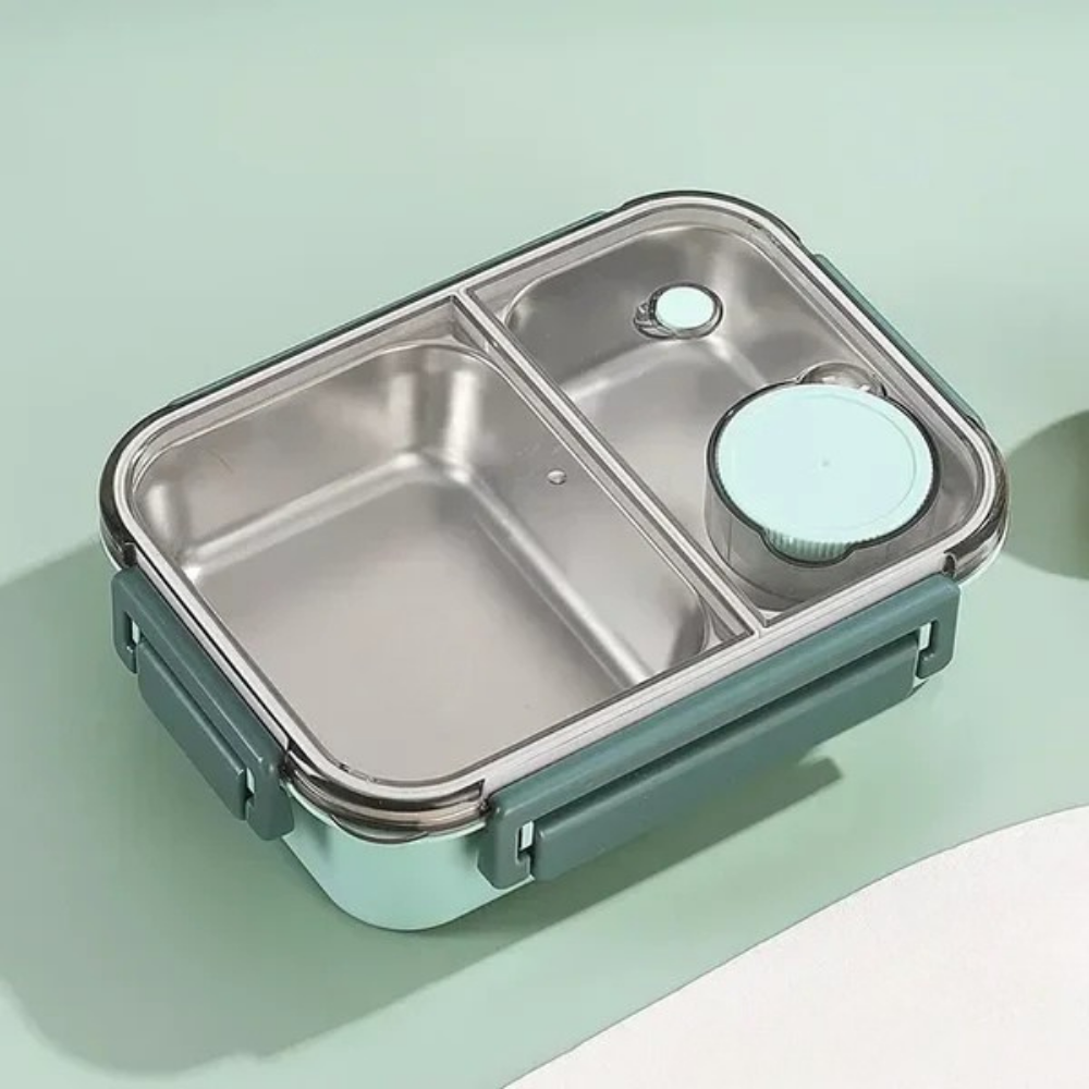 Isolierte Lunchbox aus Edelstahl – hält die Temperatur bis zu 12 Stunden lang