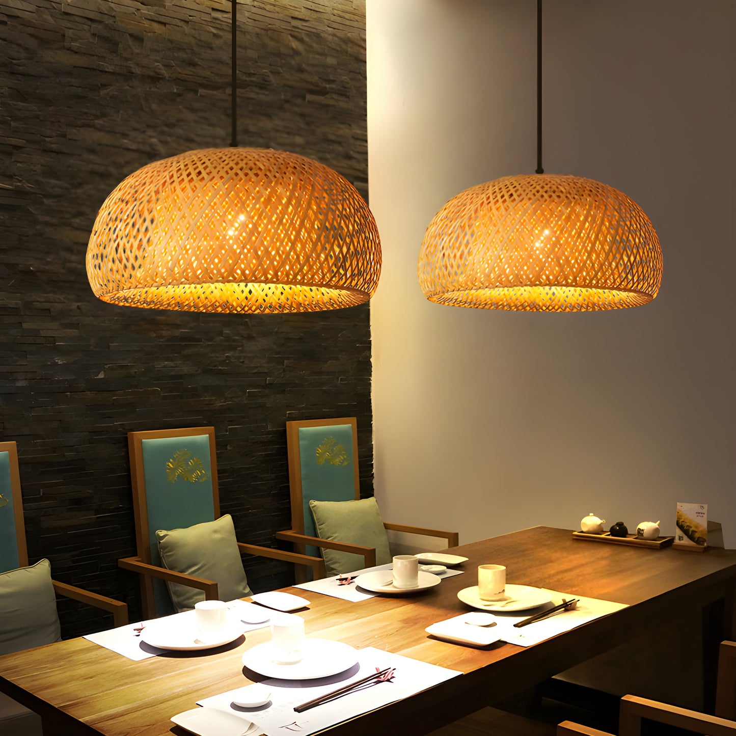 Bamboo-Lampe Handgestrickt Chinesischer Stil Weben | Brehn