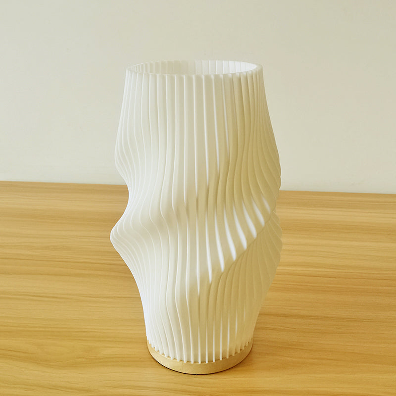Brehn | Frenchlight Tischlampe - Elegante Falt-Tischlampe in Französisch Creme für stimmungsvolle Räume