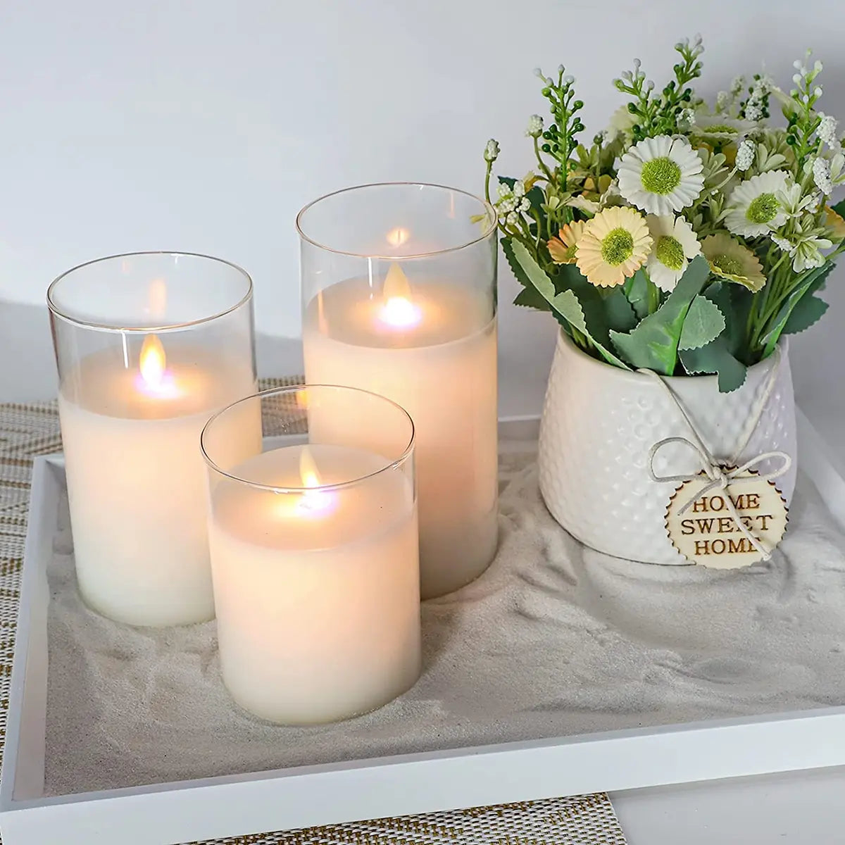 Brehn | LuxeLumen LED Kerzen Set | Elegante LED Kerzen mit Fernbedienung für stimmungsvolle Atmosphäre
