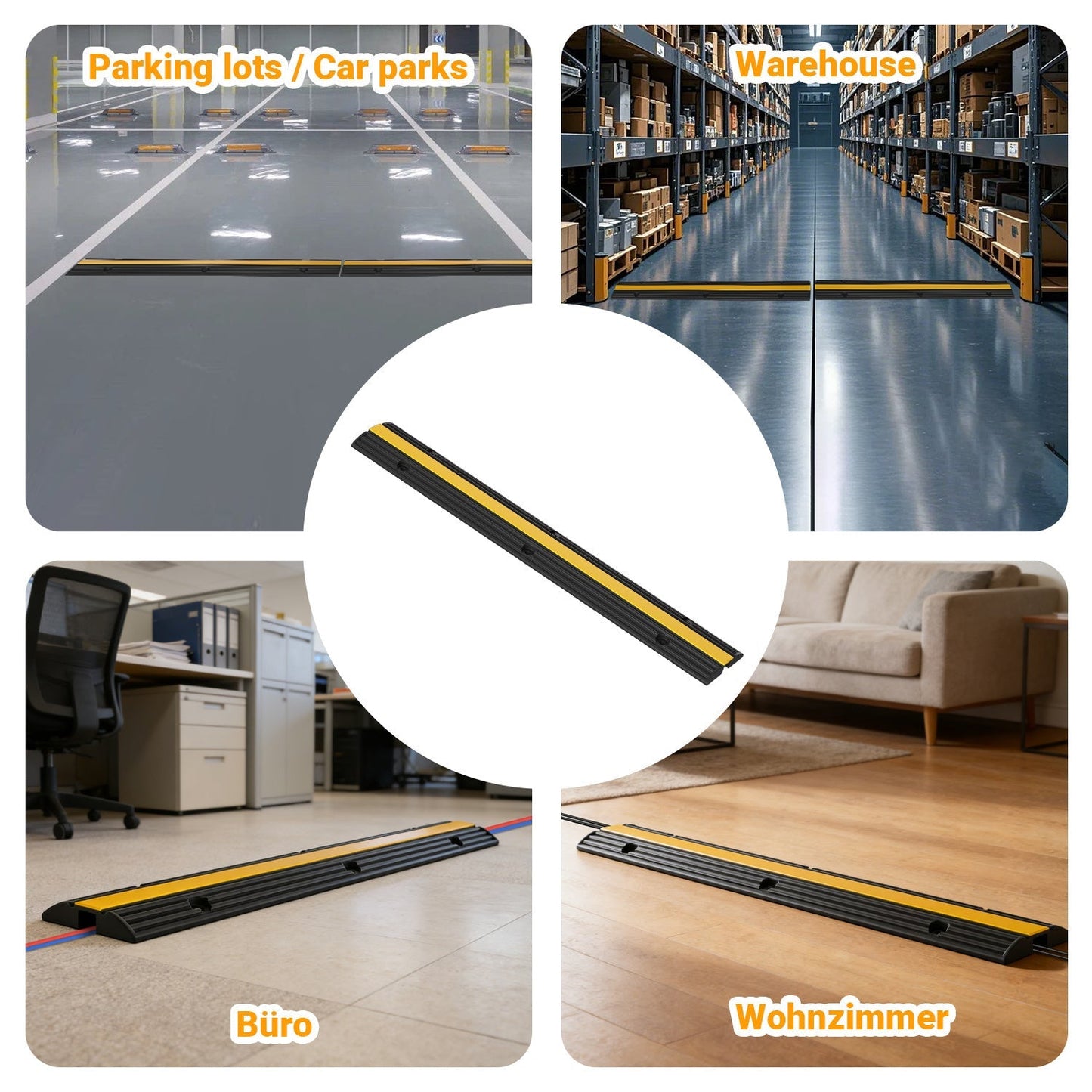 Kabelbrücke Schlauchbrücke 1m 4 Stück | Brehn