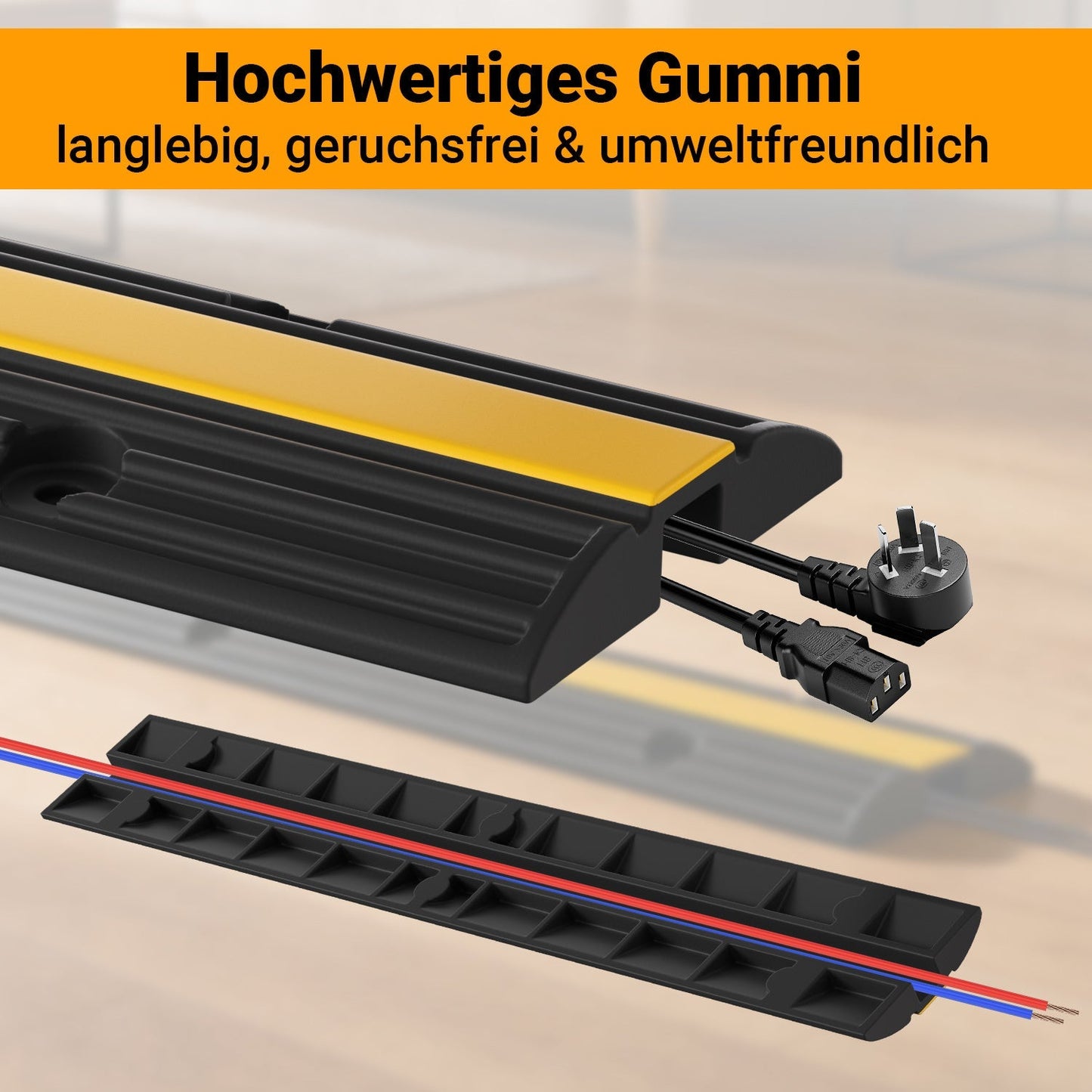 Kabelbrücke Schlauchbrücke 1m 4 Stück | Brehn