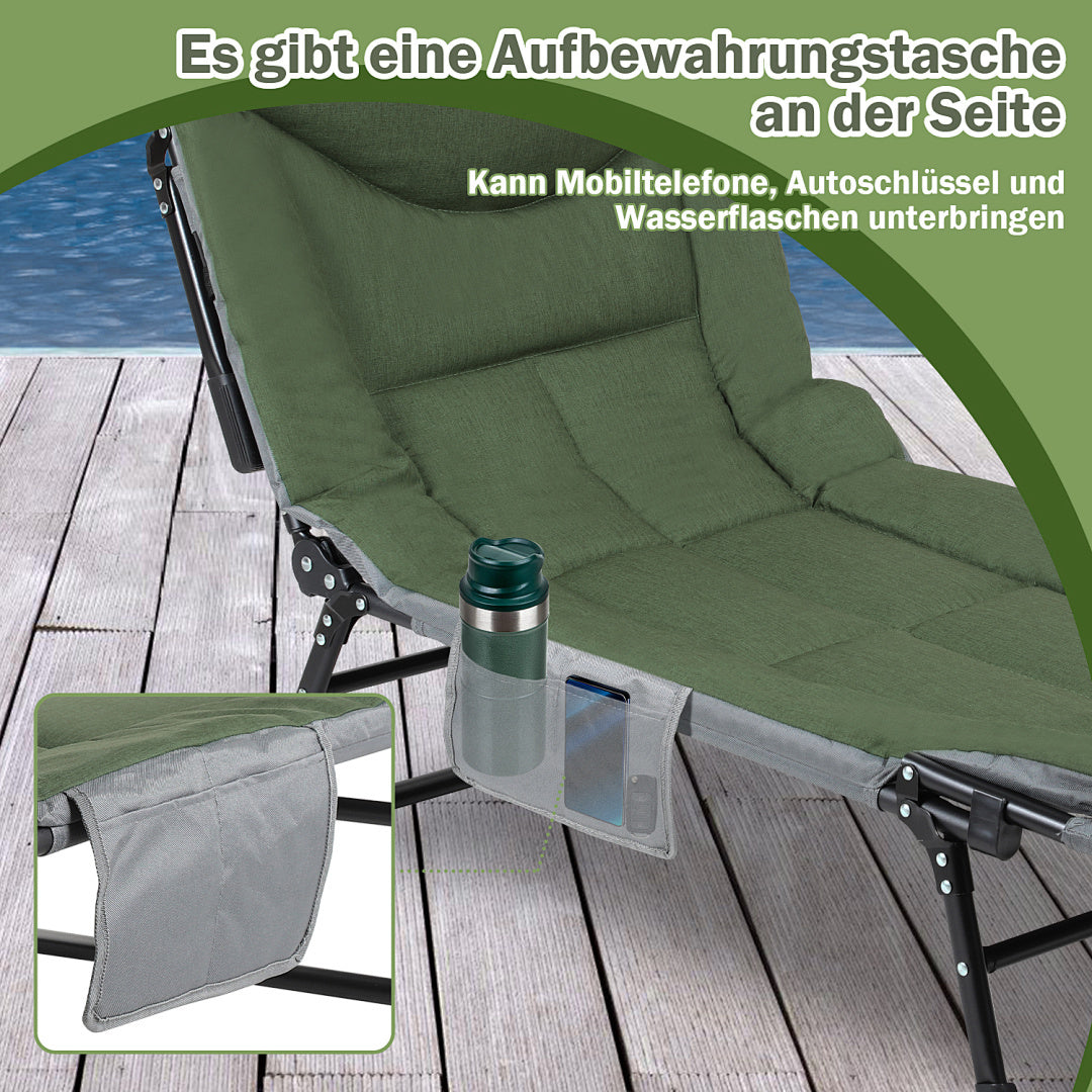 Karpfenliege Angelliege Faltbar Maximale Belastung 150 kg | Brehn
