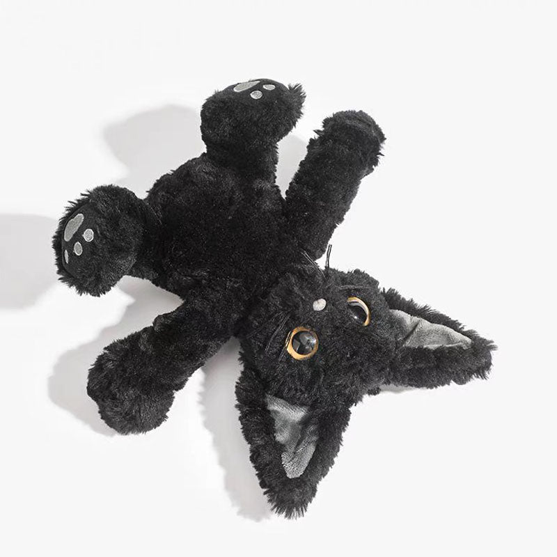 Kawaii Schwarze Katze Plüschspielzeug Stofftier