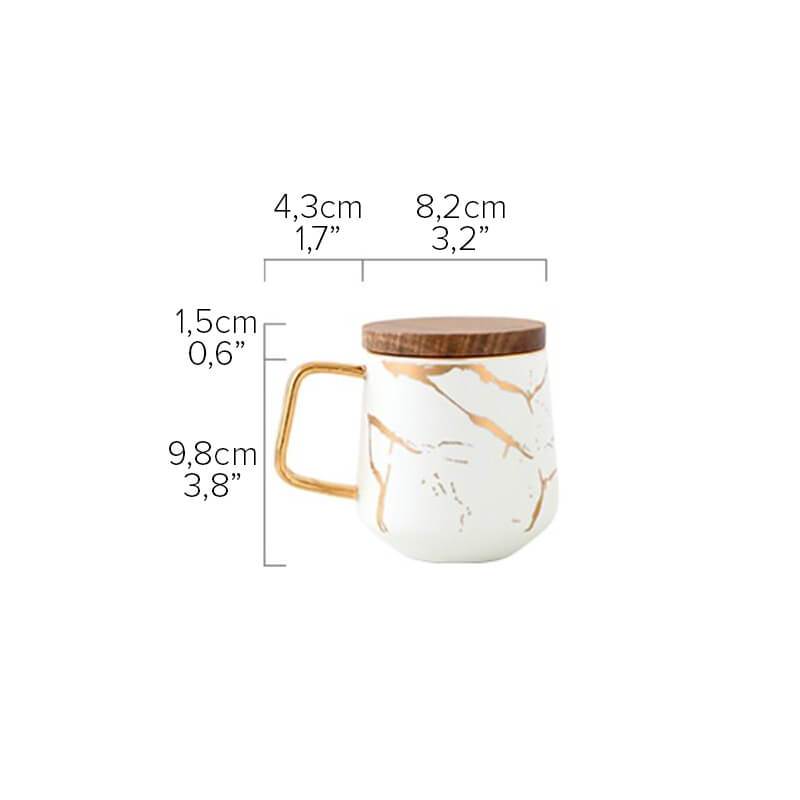 Kintsugi Nordic Ceramic Tall Mug | Brehn
