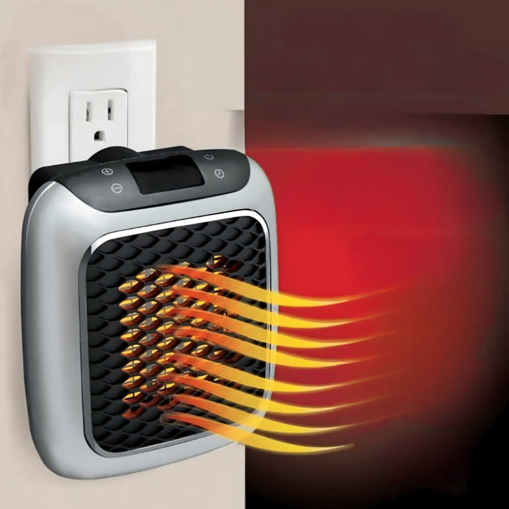 Brehn | WarmiWall keramische Wandheizung – energieeffizienter Mini-Radiator mit Thermostat