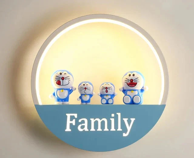 Wandleuchte Kinderzimmer – Kreative LED Nachtlicht Wandlampe mit Halterung | Brehn