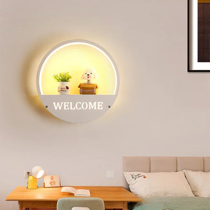 Wandleuchte Kinderzimmer – Kreative LED Nachtlicht Wandlampe mit Halterung | Brehn