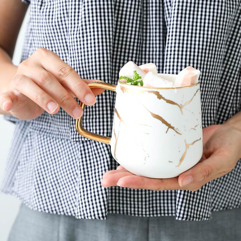 Kintsugi Nordic Ceramic Tall Mug | Brehn
