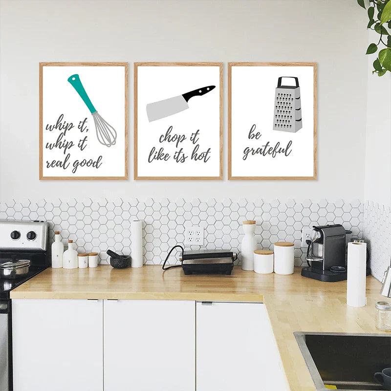 Küchenkochgeschirr Lustige Zitate Poster Wandkunst Feine Kunst Leinwanddrucke Bilder Für Küche Café Diner Kochkunst Backkunst Kreative Wohnkultur