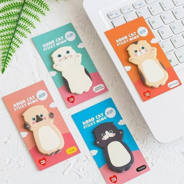Kitty Sticky Note Memo Pad | Brehn