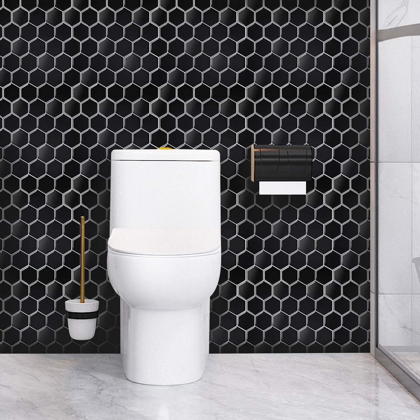 Klebefliesen Selbstklebend 10er Set Hexagon | Brehn