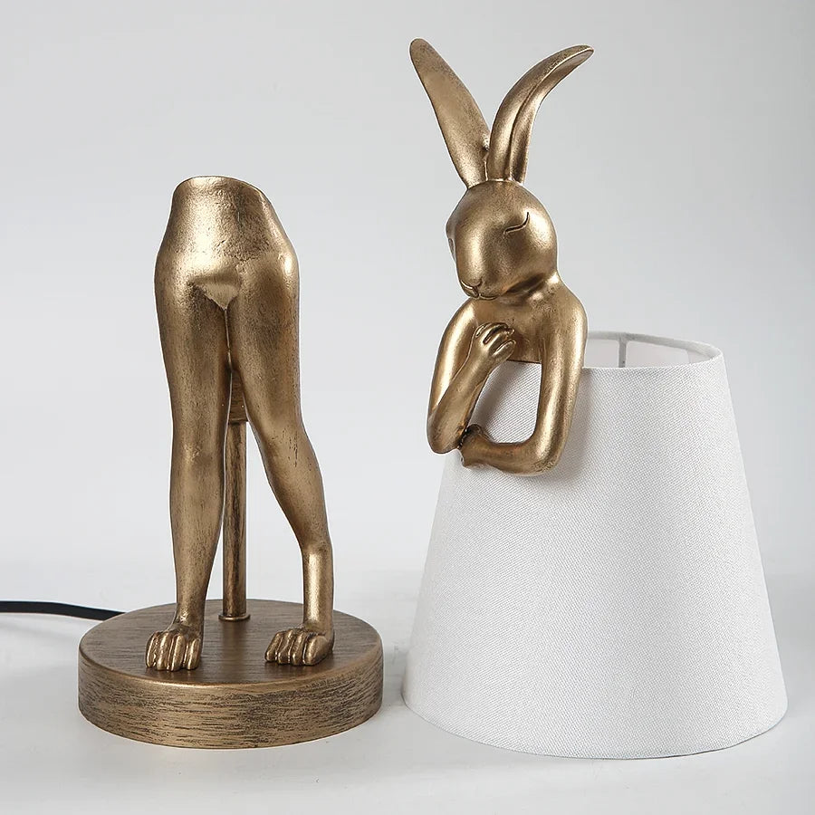 Rabbit Tischlampe – Dimmbares LED-Nachtlicht im modernen Design für das Kinderzimmer & Wohnzimmer | Brehn
