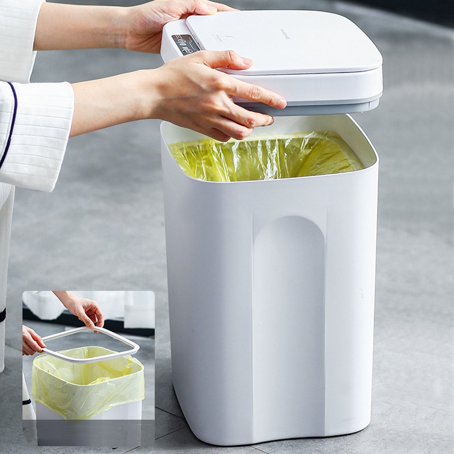 16L Berührungsfreier Müllbehälter Smart Sensor für müllfreies Arbeiten | Brehn