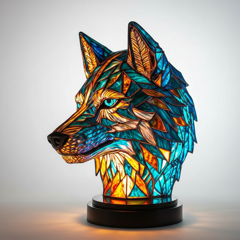 Künstlerische Tischlampe - AnimalGlow | Brehn