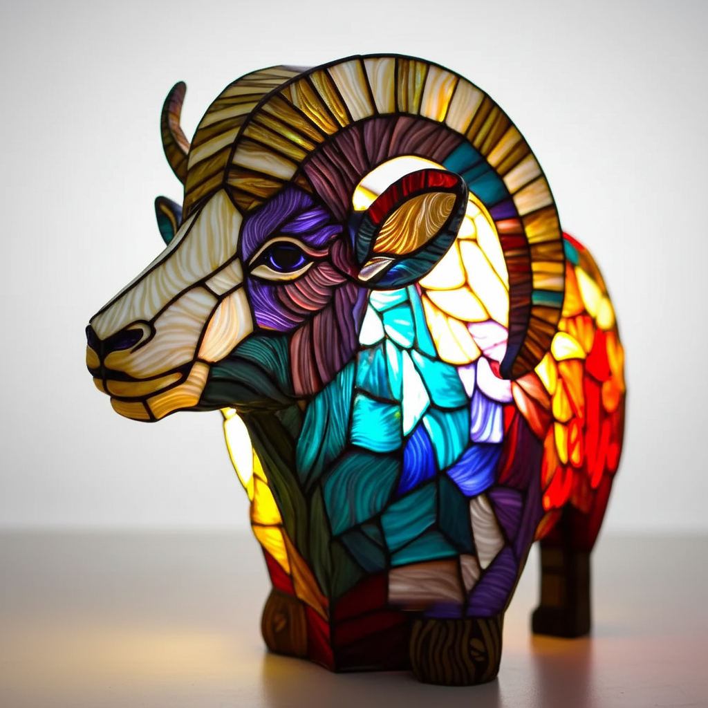 Künstlerische Tischlampe - AnimalGlow | Brehn