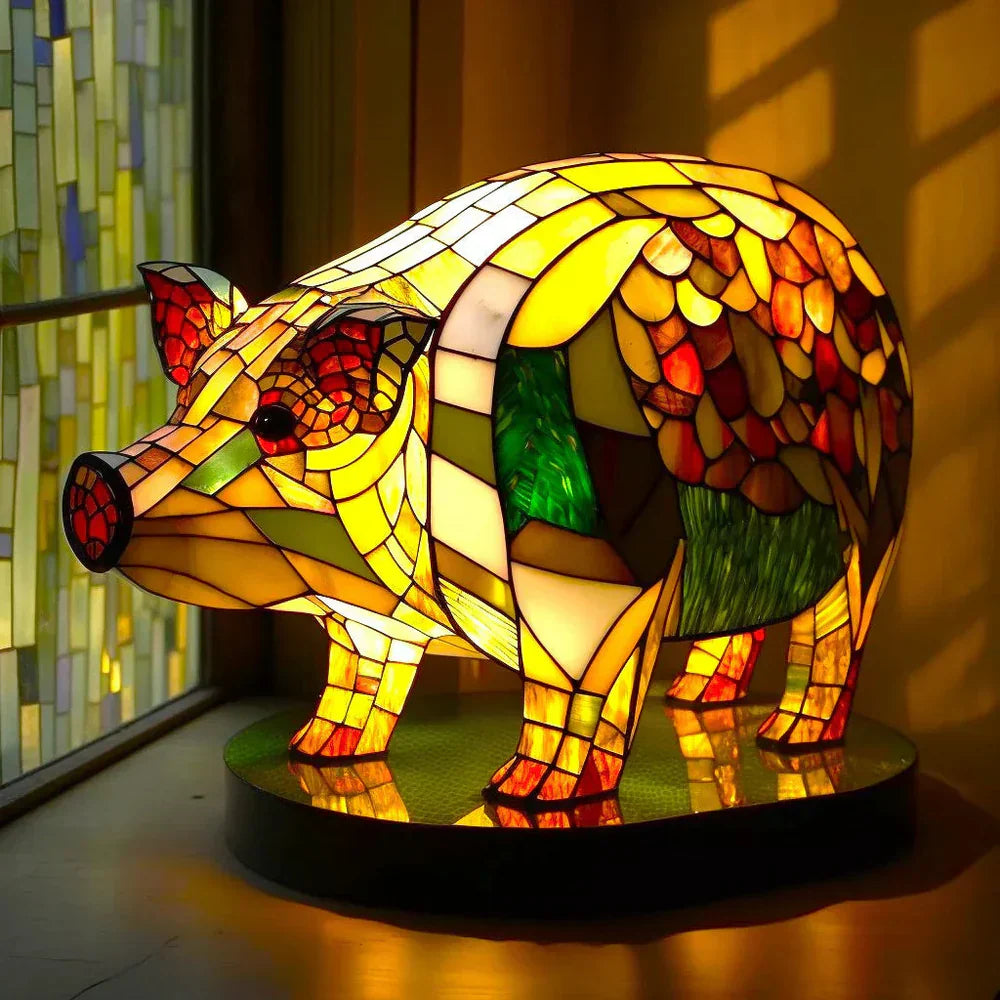 Künstlerische Tischlampe - AnimalGlow | Brehn