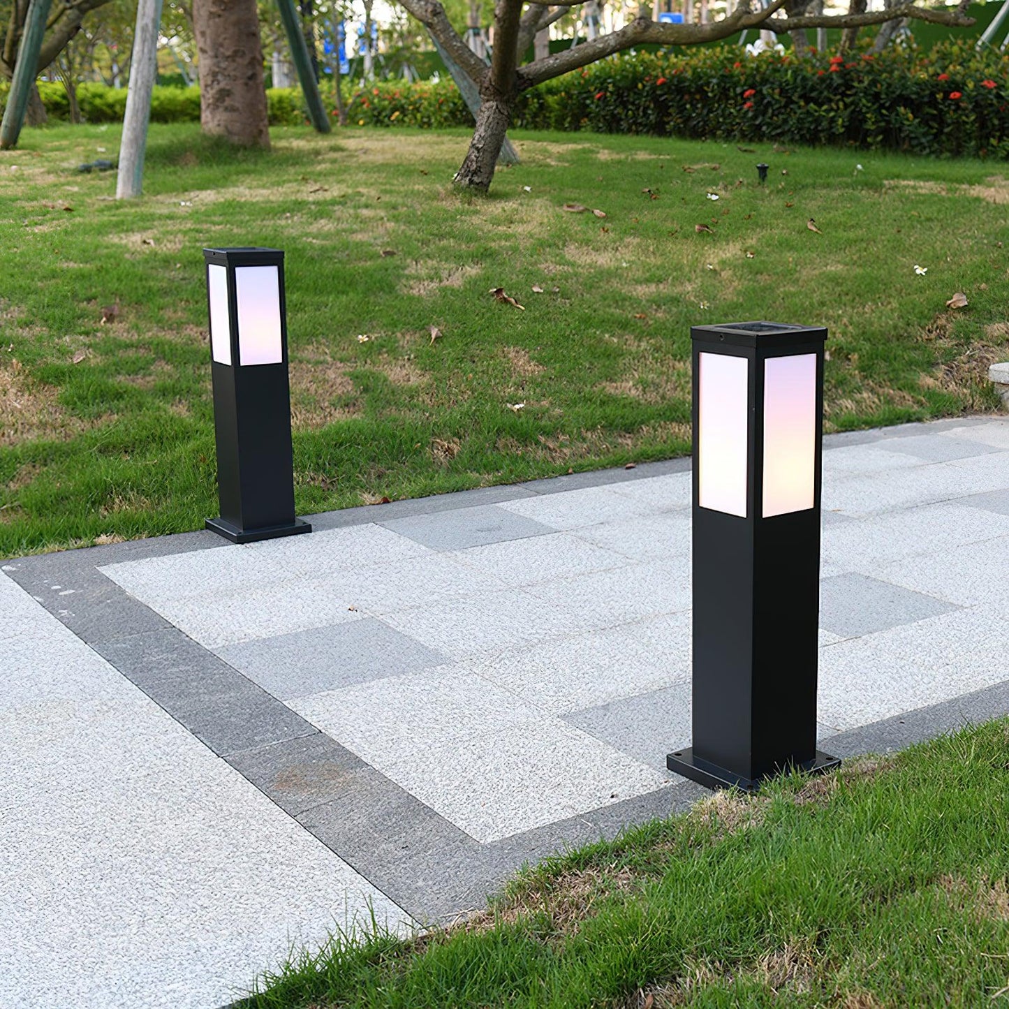 Moderne Außen-Bollard-Leuchte – Schlank und langlebig, wetterbeständig | Brehn