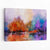 Abstrakter lila Wald – Wandkunst-Leinwanddruck