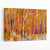 Abstrakter Orangenwald – Wandkunst-Leinwanddruck