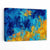 Cerulean Shore in Blau und Gelb Leinwandbild