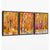 Abstraktes Wandbild aus Orangenwald-Leinwand