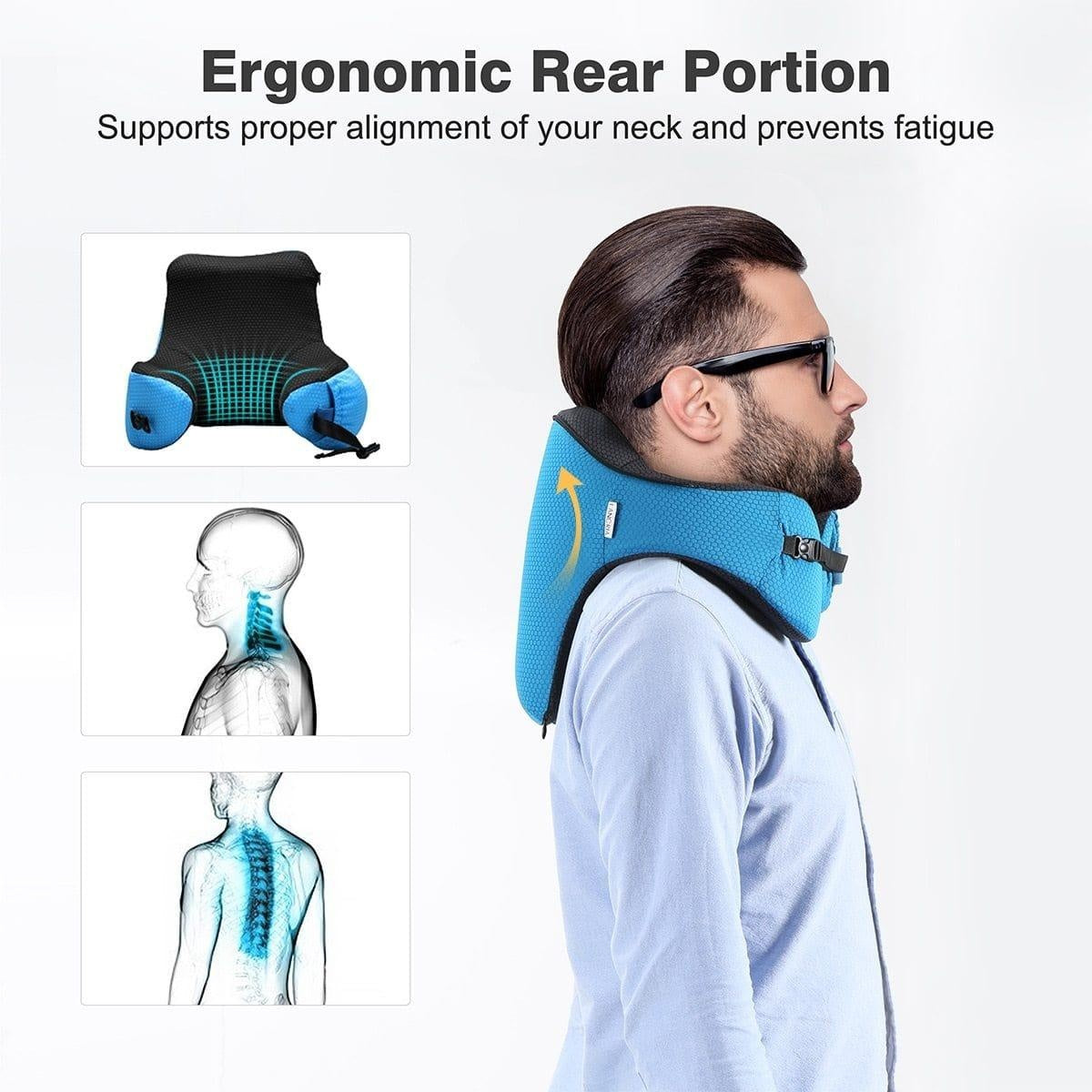 6 in 1 Ergonomisches Kapuzen-Reise-Kissen | Brehn