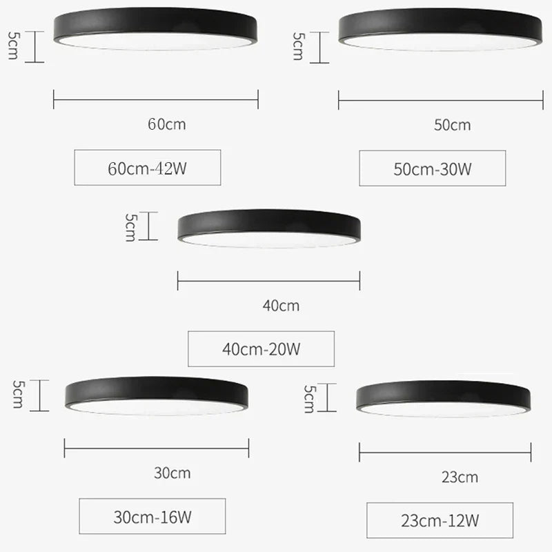 Mehrfarbige LED-Deckenleuchte – Moderne, farbenfrohe Beleuchtung für Wohnzimmer und Schlafzimmer