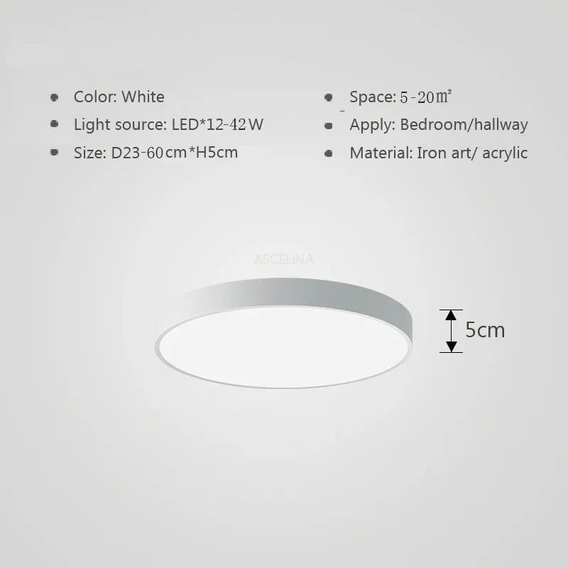 Mehrfarbige LED-Deckenleuchte – Moderne, farbenfrohe Beleuchtung für Wohnzimmer und Schlafzimmer
