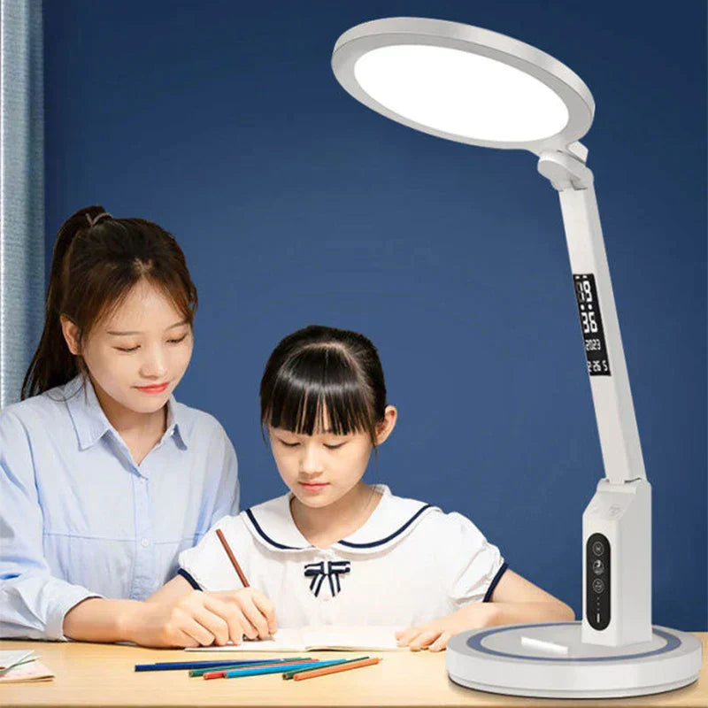 TimeGlow – Multifunktionale LED-Tischuhr mit Lampe