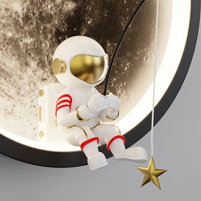 Brehn | LED-Wandlampe Mond-Astronaut