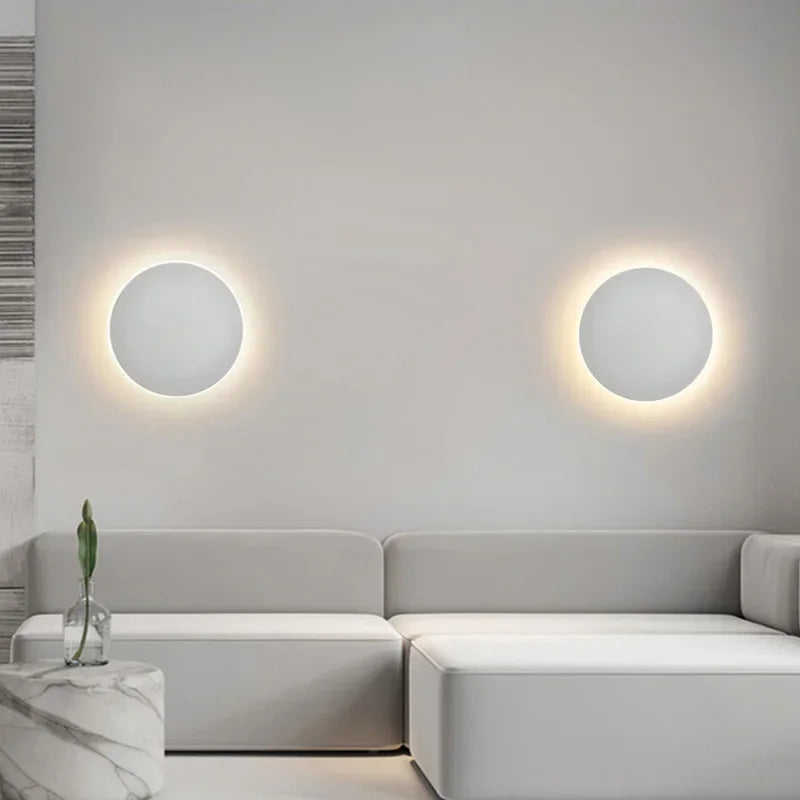 LED Wandleuchte Rund